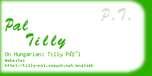 pal tilly business card